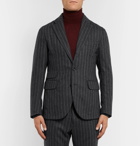 MAN 1924 - Grey Pinstriped Wool and Cashmere-Blend Suit Jacket - Men - Gray