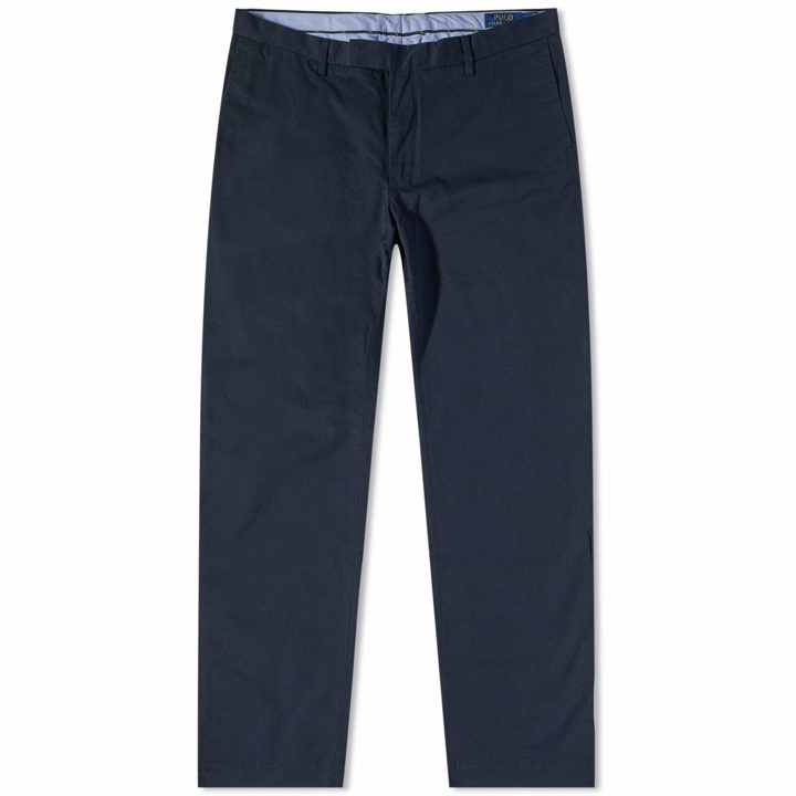 Photo: Polo Ralph Lauren Men's Flat Front Twill Pant in Aviator Navy