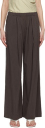 BEC + BRIDGE Brown Sade Trousers