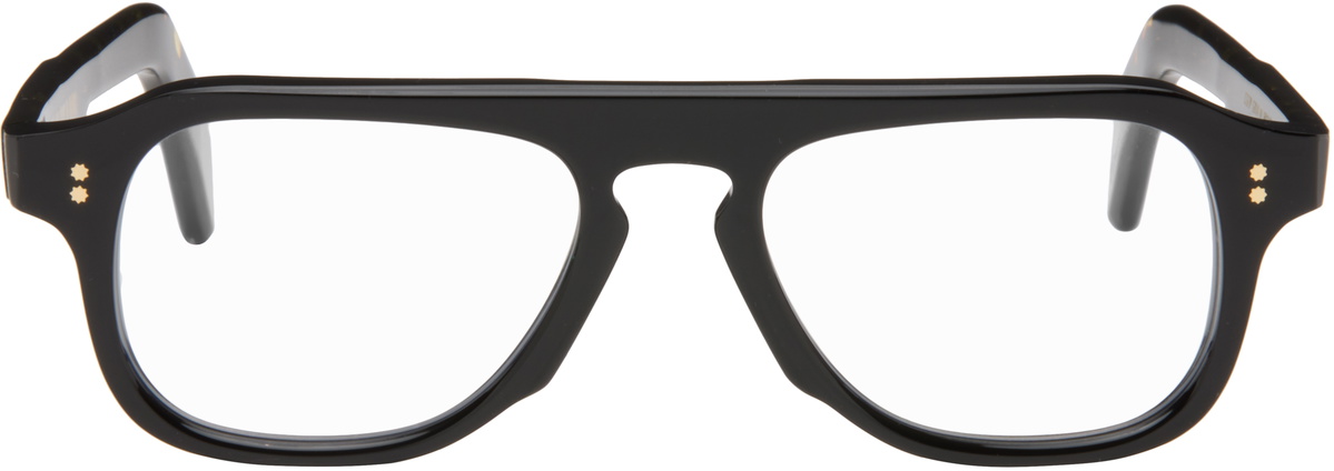 Cutler and Gross Black GR14 Aviator Optical Glasses