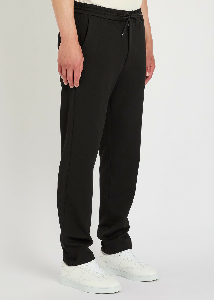 Les Deux Como Tapered-leg Trousers Black