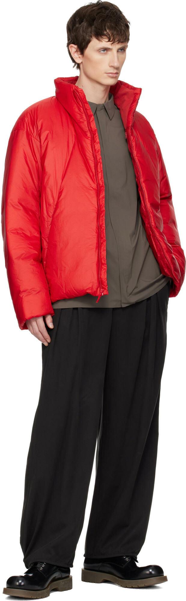Veilance Red Conduit Down Jacket