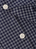 Derek Rose - Braemar 32 Checked Brushed Cotton-Twill Pyjama Set - Blue
