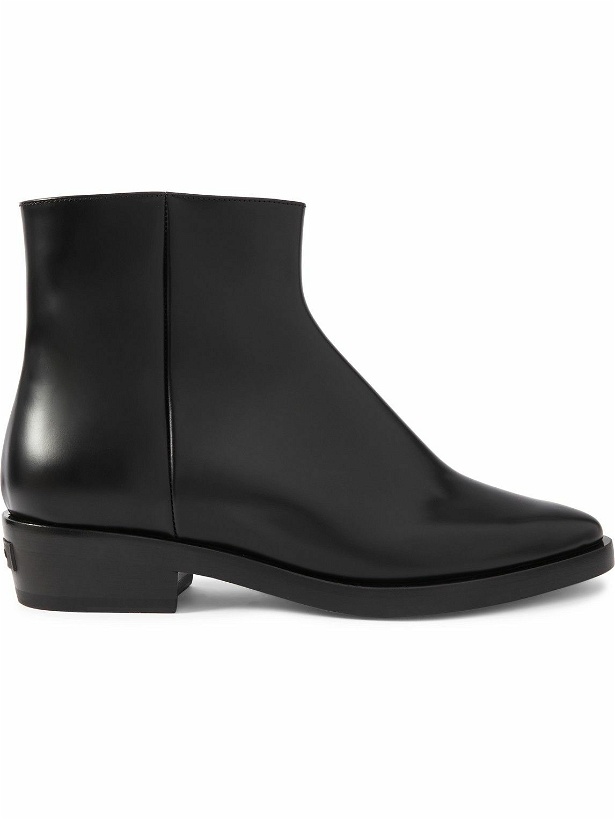 Photo: Fear of God - Western Low Leather Ankle Boots - Black