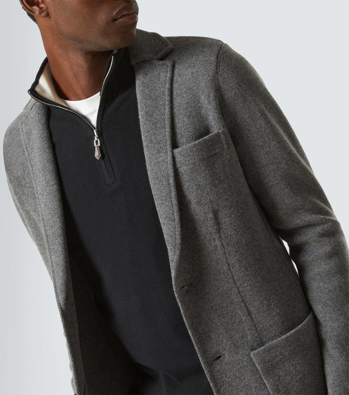 Arch4 Mr Poole wool and cashmere cardigan