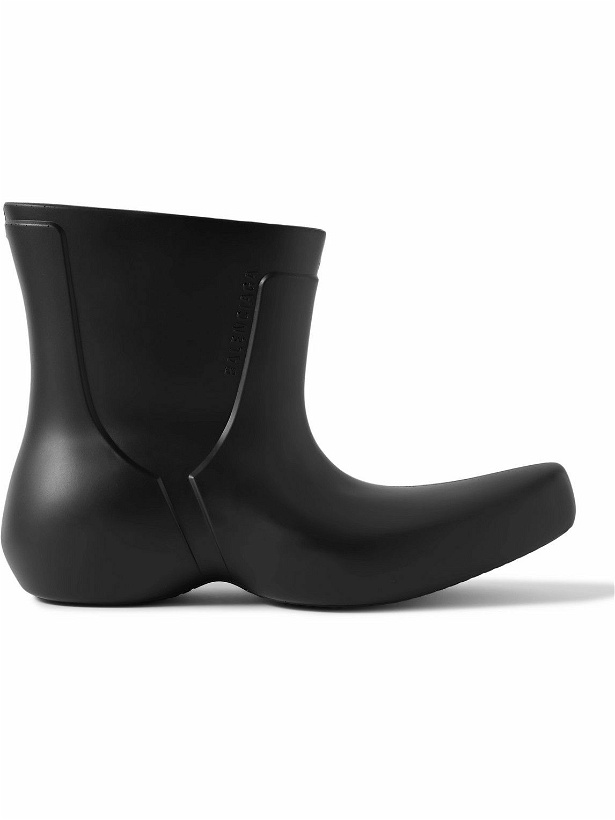 Photo: Balenciaga - Excavator Rubber Boots - Black