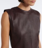 Stouls Dollie leather minidress