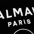 Balmain Back Print Teddy Jacket