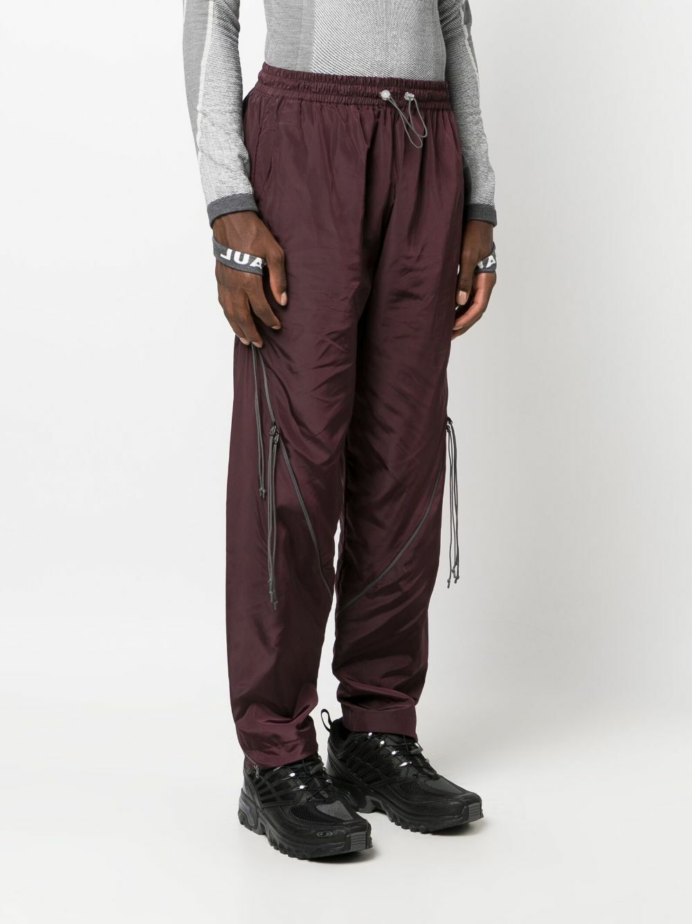 Saul Nash Red Drawstring Track Pants
