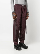 Saul Nash Red Drawstring Track Pants
