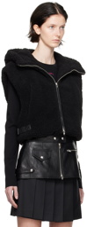 Juun.J Black Funnel Neck Vest