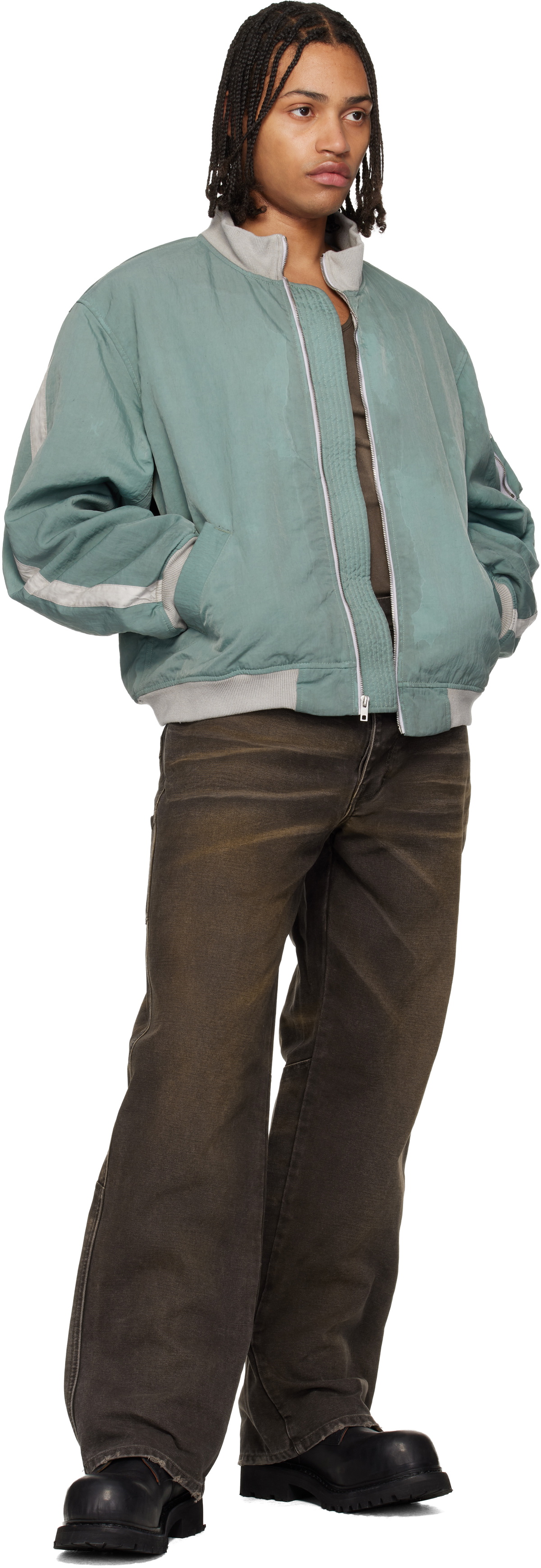 ALEXANDER DIGENOVA Blue RL-Bomber Jacket