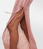 Missoni Mare Jacquard one-shoulder midi dress