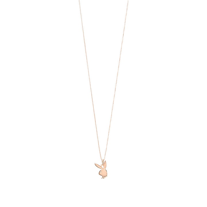 Photo: Hatton Labs x Playboy Bunny Pendant Chain in Rose Gold