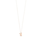 Hatton Labs x Playboy Bunny Pendant Chain in Rose Gold