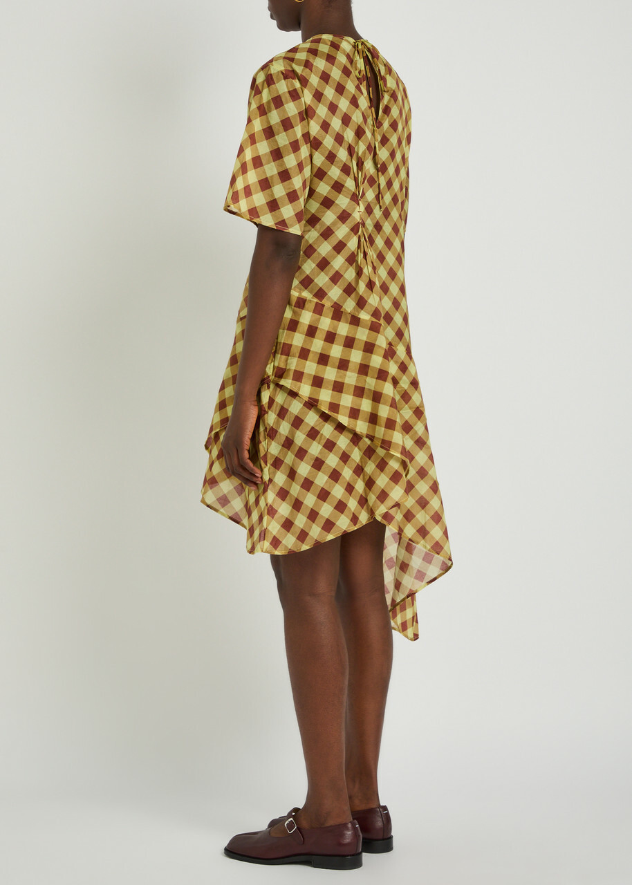 Damson Madder Harmony Lyocell and Cotton-blend Midi Dress Multicoloured