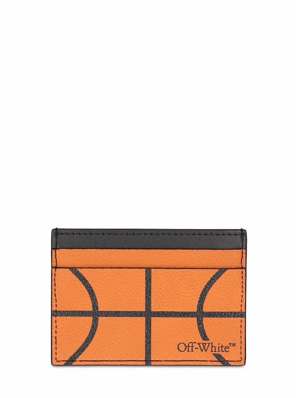 Photo: OFF-WHITE - Basketball Simple Leather Card Holder