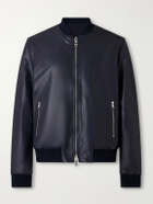 Mr P. - Reversible Leather Jacket - Blue