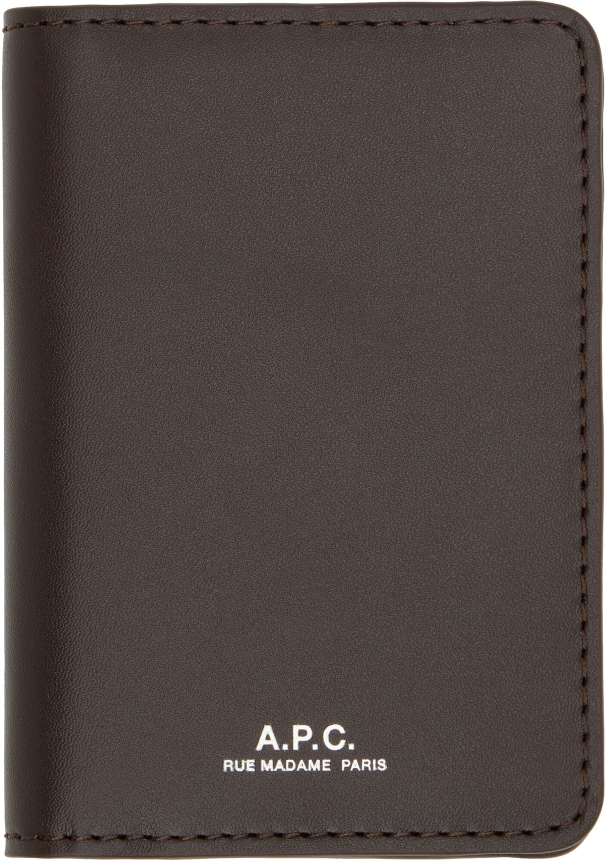 A.P.C. Brown Stefan Card Holder