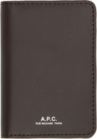 A.P.C. Brown Stefan Card Holder