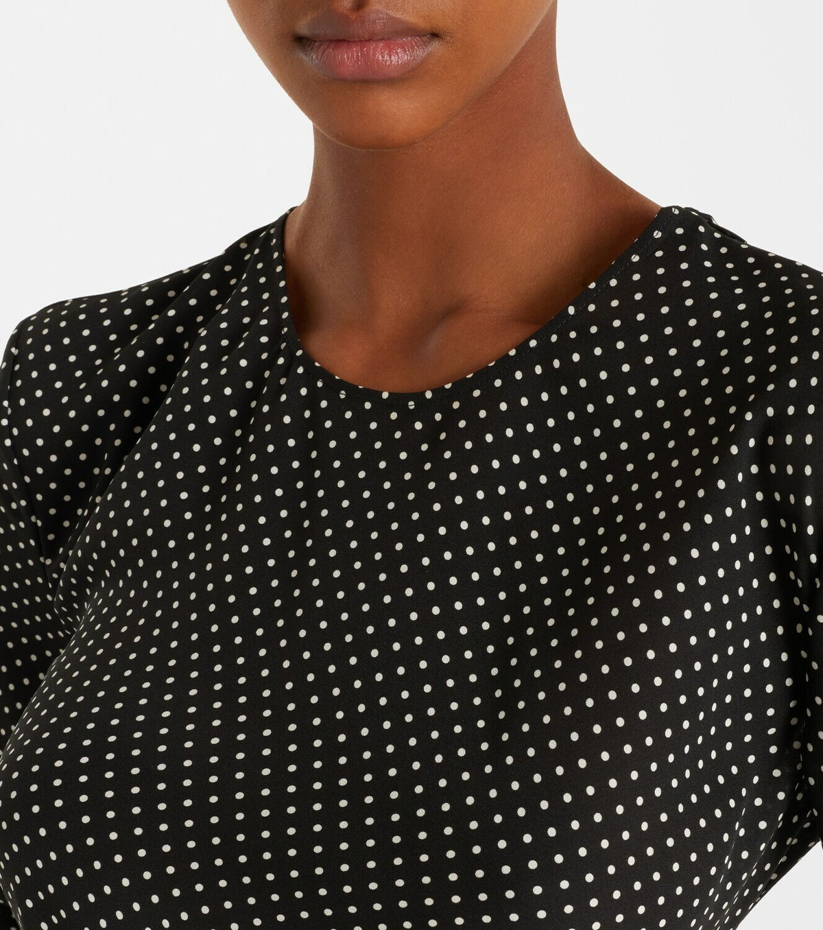 Tom Ford Polka-dot silk midi dress