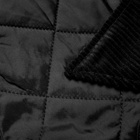 Barbour Men's Quilted Dog Coat in Black