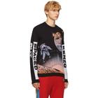 Kenzo Black Spaced Out Crewneck Sweater