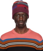 Paul Smith Burgundy Glassette Beanie