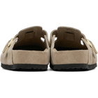 Birkenstock Beige Regular Boston Slip-on Loafers