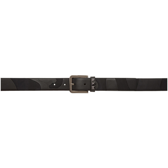 Photo: Valentino Black Valentino Garavani Camouflage Belt