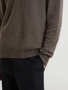 The Row - Leach Cashmere Polo Shirt - Brown