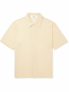 Séfr - Suneham Organic Cotton-Blend Jacquard Shirt - Yellow