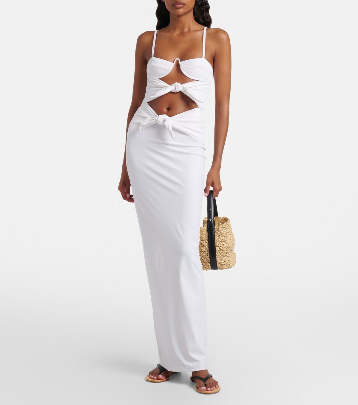 Christopher Esber Palma leather thong sandals