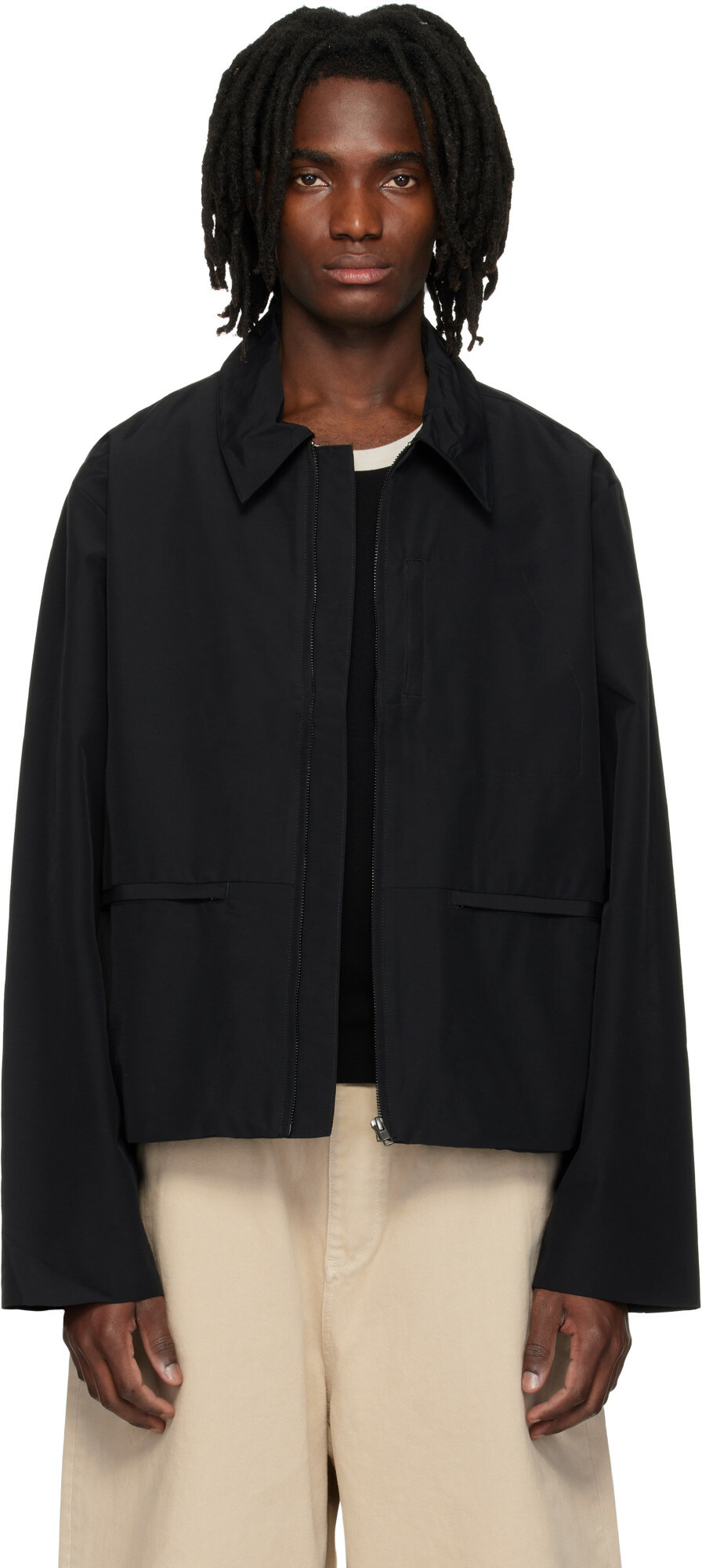 Entire Studios Black Goodman Trench Coat Entire Studios