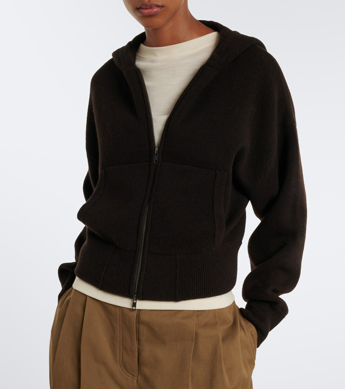 Lisa Yang Lilia cashmere zipped cardigan