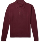 Rubinacci - Cashmere Polo Shirt - Men - Burgundy