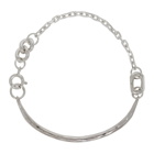 Chin Teo Silver Forged Chain Bracelet