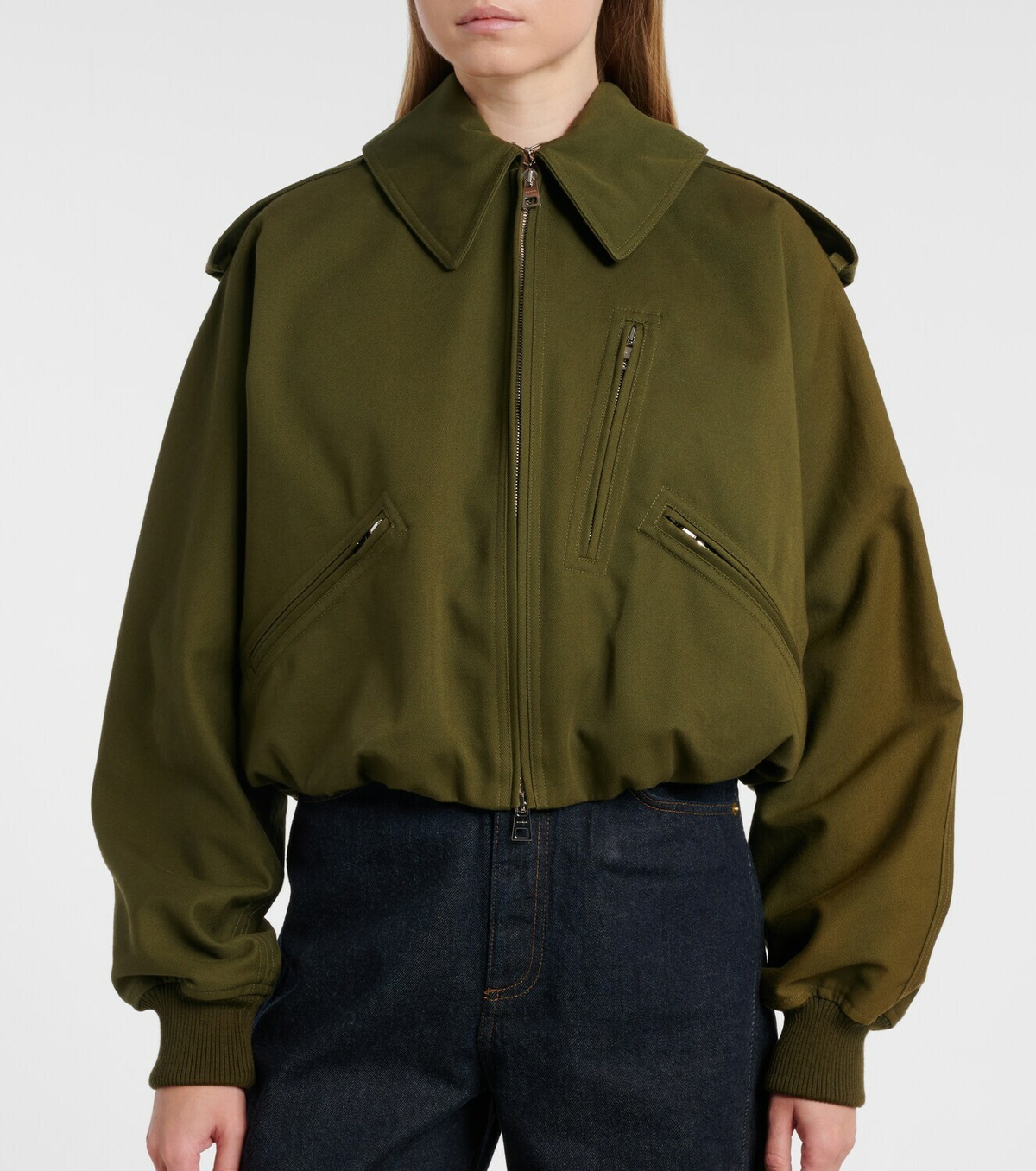 Givenchy Shearling-trimmed jacket