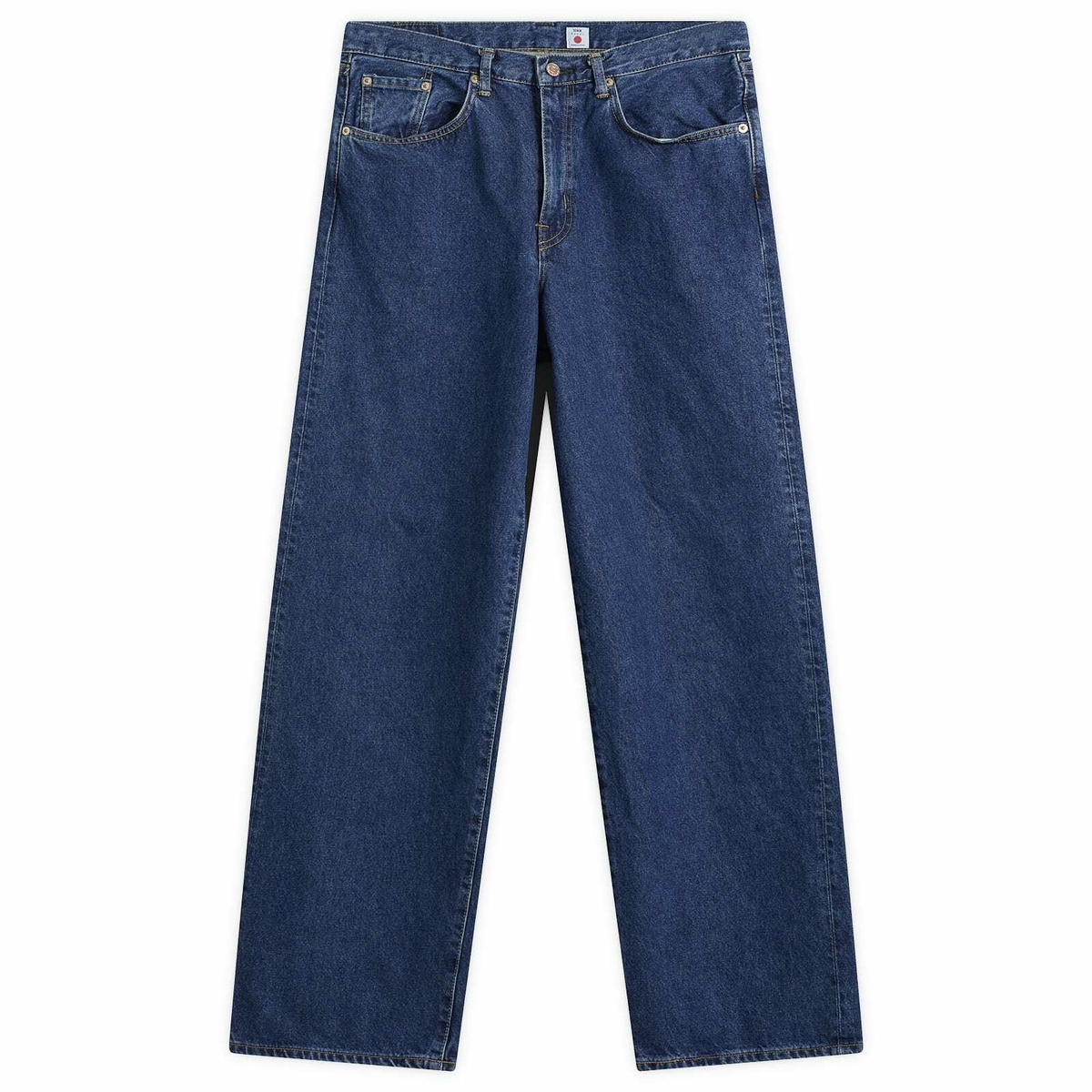 Edwin Men's Denim Wide Pants in Blue Unwashed Edwin