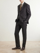 Lardini - Prince of Wales Checked Wool Suit Jacket - Brown