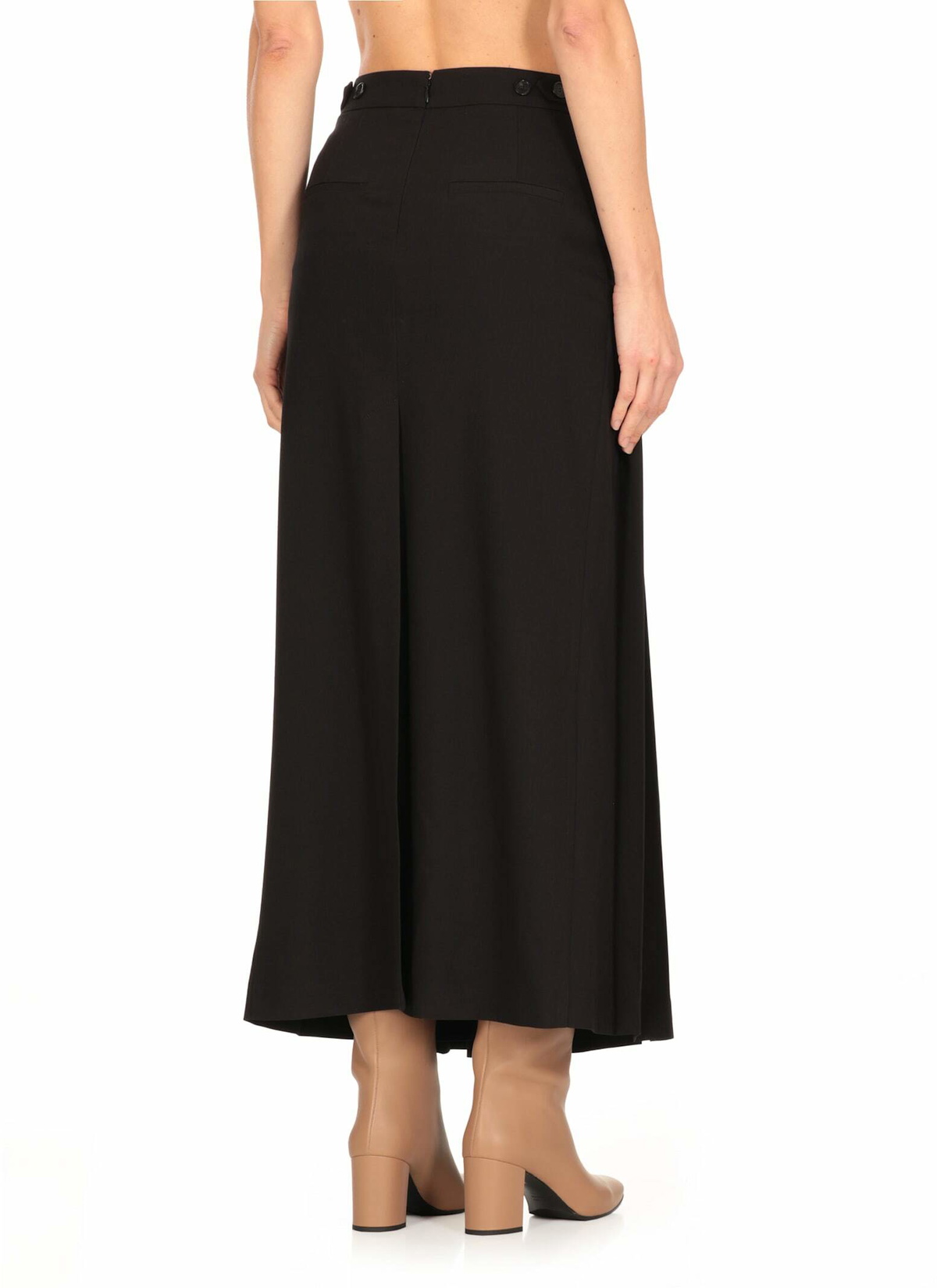 Pinko Long Skirt With Pleated Detail Pinko Pinko Long Skirt With Pleated Detail Pinko