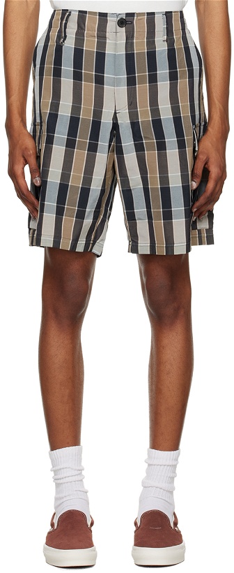Photo: Pop Trading Company Brown Paul Smith Edition Combat Shorts