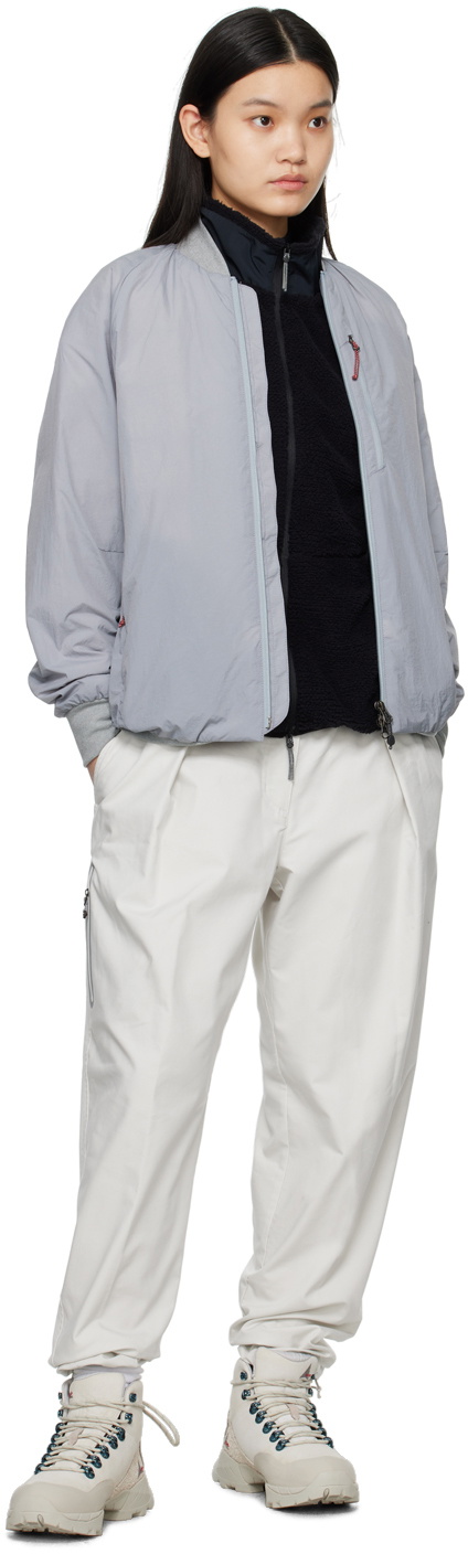 NANGA Gray Zip Down Jacket