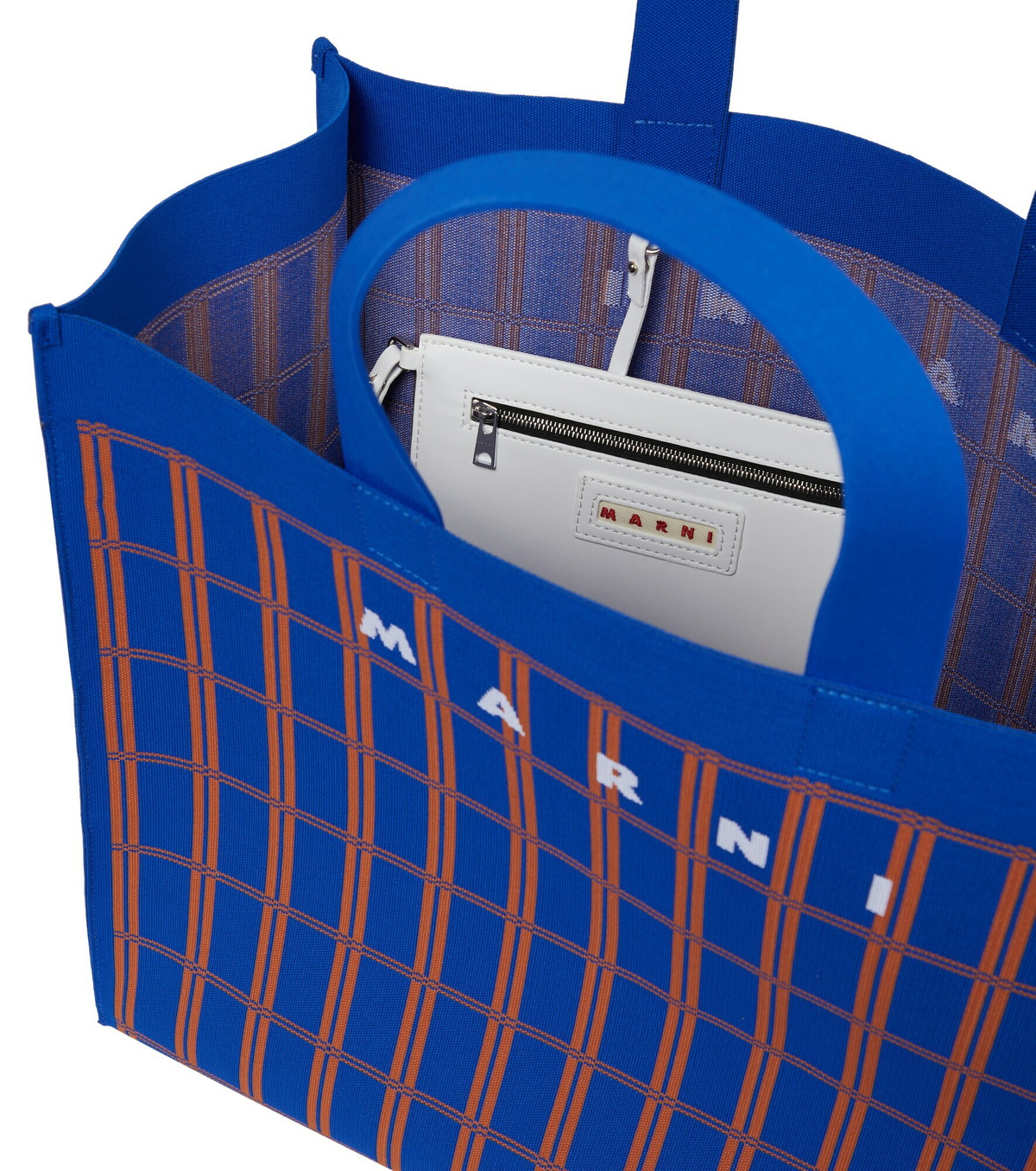 Marni - Jacquard Large knitted tote Marni