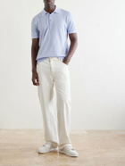 Brioni - Sea Island Cotton Polo Shirt - Blue
