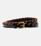 Dries Van Noten Braided leather belt
