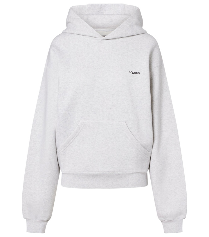 Photo: Coperni Logo cotton-blend jersey hoodie