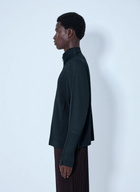 Homme Plissé Issey Miyake Pleated Half Zip Through Top