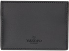 Valentino Garavani Black VLTN Card Holder