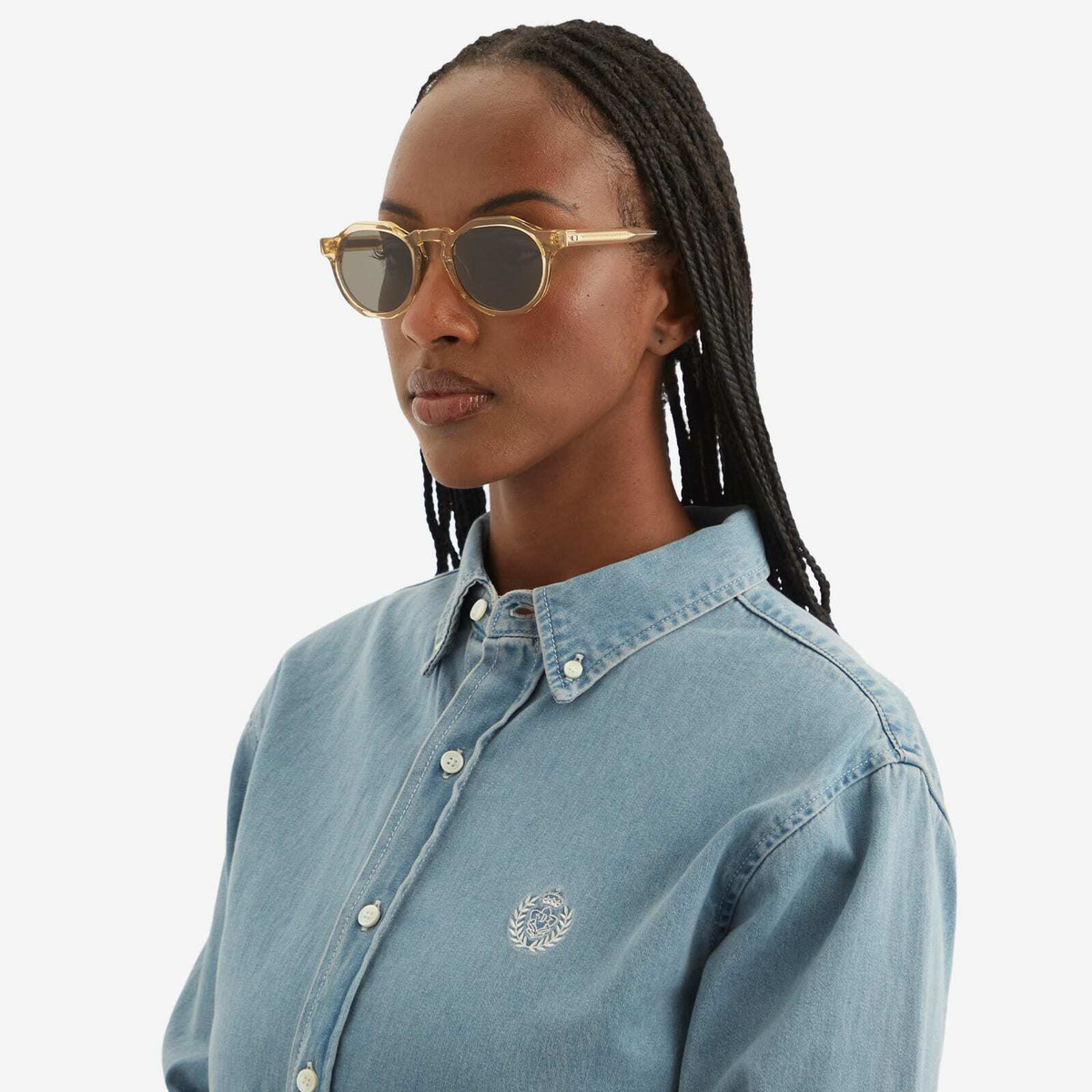 Oscar Deen Pinto Sunglasses in Treacle/Moss 